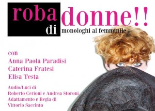 Locandina "Roba di donne" al Teatro Portone