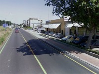 La Statale Adriatica nord al Cesano di Senigallia