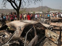 L'autobomba esplosa in Nigeria