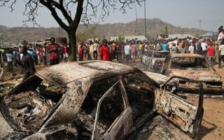 L'autobomba esplosa in Nigeria