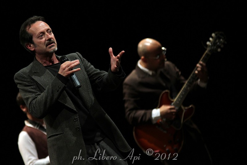 Rocco Papaleo alla Fenice di Senigallia - Foto di Libero Api