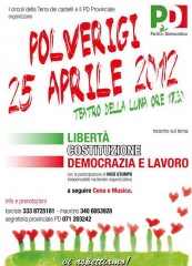 Volantino Festa 25 aprile del Pd di Ancona