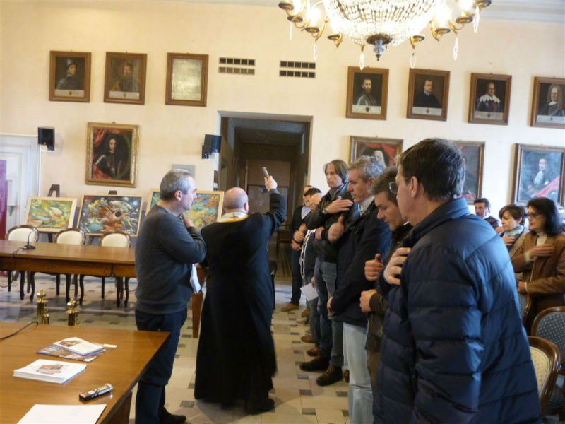 Benedizione pasquale al Comune di Corinaldo