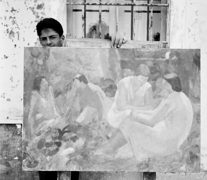 Luciano Casaroli, "Dipinto con sorelle" (1953)