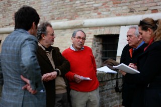 Progettazione mostra di Tullio Pericoli (foto di Patrizia Lo Conte)