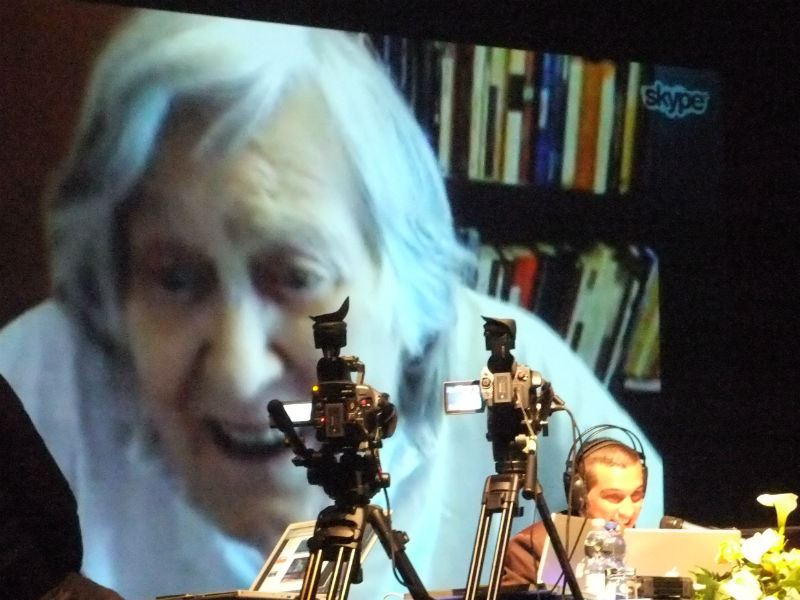 Marcello Pagliari intervista in video conferenza la celebre astrofisica Margherita Hack