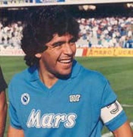 Maradona ai tempi del Napoli
