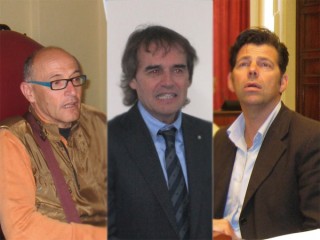 Il "terzetto" della sanità: Volpini, Bevilacqua, Mangialardi