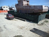 Auto ripescata nelle acque del porto di Senigallia