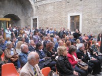 Inaugurazione della mostra su Cesarini da Senigallia