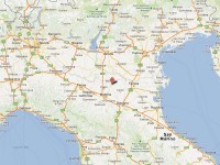 L'epicentro del terremoto del 29 maggio 2012