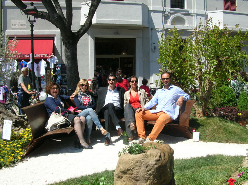 Staff organizzativo di "Via Carducci in fiore 2012"