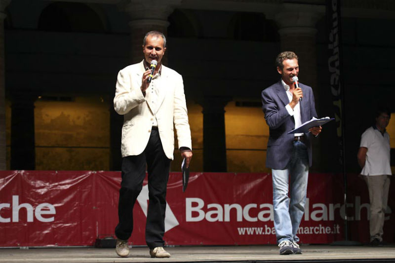 Ciro Montanari e Fabio Girolimetti alla notte dello sport
