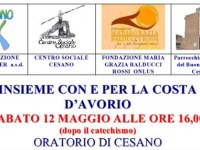 "Insieme con e per la Costa d'Avorio" al Centro Sociale Cesano