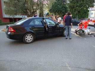 Incidente tra via Monteverdi e via Paisiello a Senigallia