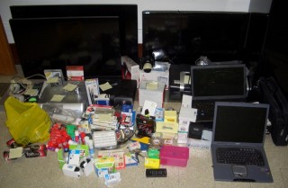 La refurtiva recuperata dai Carabinieri di Senigallia