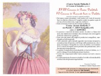 Locandina e programma del concorso dialettale a Senigallia