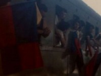 L'arrivo del treno speciale vigorino a Modena il 6 giugno 1982