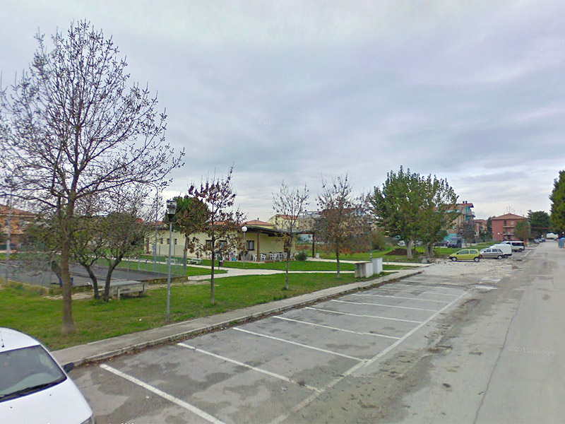 L'area verde in via G.Vico, a Senigallia, dedicata a Melvin Jones, fondatore del Lions Club