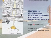 Volantino dell'incontro sul porto, a Senigallia