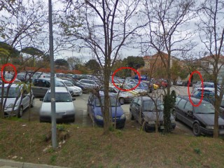 Abusivi al parcheggio dell'ospedale di Senigallia, strada del Camposanto Vecchio