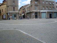 Piazza Saffi dopo i lavori
