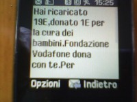 SMS Ricarica Vodafone