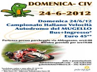 Manifesto per la trasferta al seguito di Simone Saltarelli