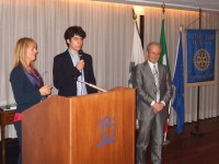 Gianna Prapotnich, Alessandro Stefanini e Lucio Mancini al Rotary Club di Senigallia