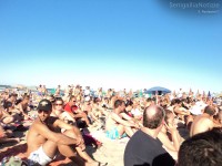 Caterraduno 2012: pubblico sulla spiaggia Libera di Senigallia