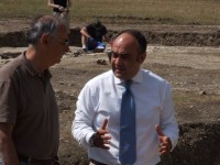 Il prof. Pierluigi dall'Aglio e Massimo Bello