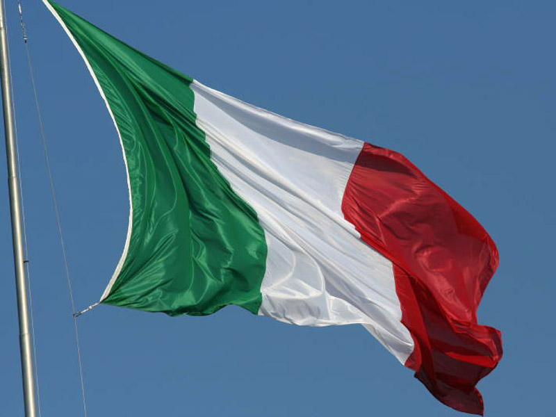 La bandiera italiana, il Tricolore