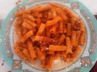 Rigatoni del Ristorante Vecchio Ranch di Senigallia