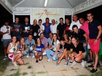 Foto di gruppo con i premiati del Torneo Pettinari 2012 di tennis