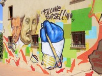 Murales al CAG di Senigallia intitolato Giovanni Falcone e Paolo Borsellino