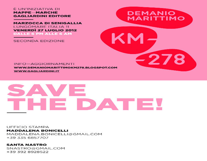 Demanio Marittimo - Km 278, edizione 2012