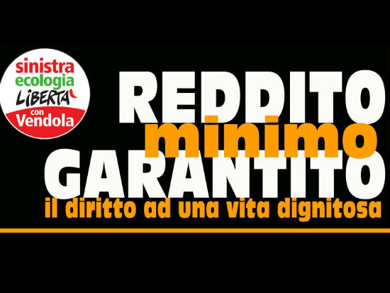 Logo SEL per la campagna sul reddito minimo garantito