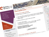 Homa page del sito dell'Agenzia del Territorio