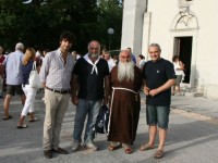 Pellegrinaggio Corinaldo–Santuario della Madonna del Cerro- Sindaco Principi- Senatore Esposito, Padre Giulio e Livio Scattolini