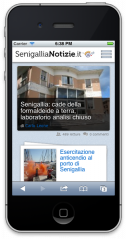 Versione smartphone di Senigallia Notizie - Prima pagina