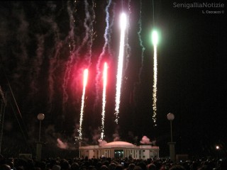 Notte della Rotonda 2012 a Senigallia: fuochi d'artificio