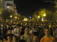 La Notte della Rotonda 2011: la folla sul lungomare di Senigallia