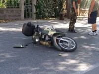 Incidente tra scooter e auto in viale IV novembre a Senigallia