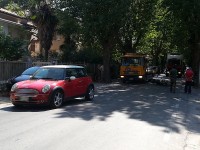 Incidente tra scooter e auto in viale IV novembre a Senigallia