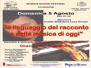 Il manifesto dell'incontro dedicato a Giancarlo Trapanese