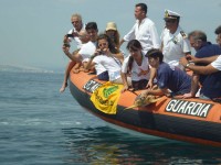 Liberazione di una tartaruga marina Caretta Caretta "Sammy" a Senigallia