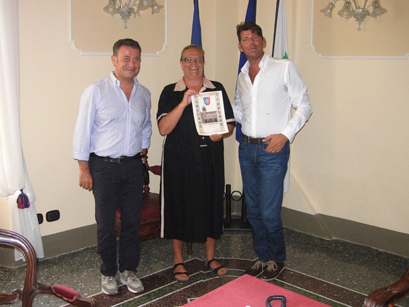 Ricevuta in comune turista torinese da 70 anni a Senigallia: Angela Pasinetti