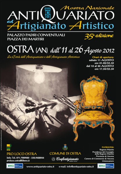 Locandina Mostra dell'artigianato artistico di Ostra