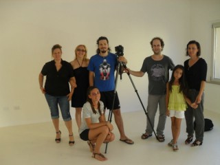 Preparazione di un cortometraggio al Villino Romualdo