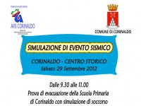 Simulazione sismica il 29 settembre a Corinaldo